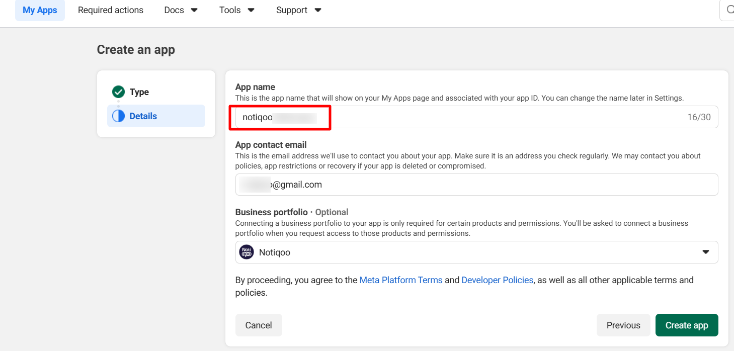 App-creation-Meta-for-Developers
