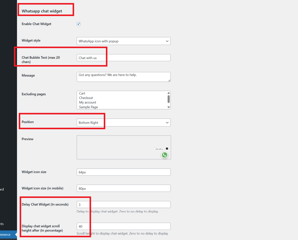 Notiqoo-chat-widget-settings