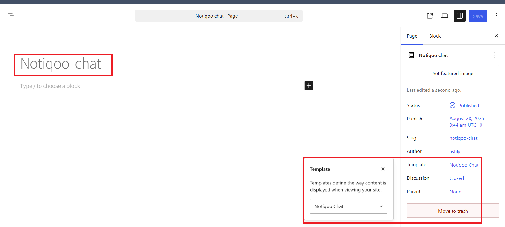 notiqoo-chat-app-setting